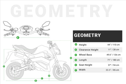 GANDAN TURBO - Stylish Motorcycle Style eBike