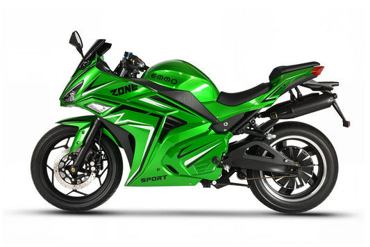 ZONE II MAX - Motorcycle Style eBike with CarPlay and Removable Battery